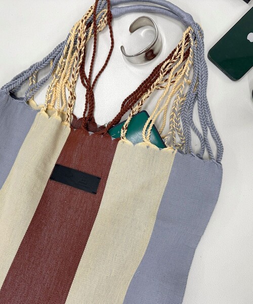 fredy emue（フレディエミュ）の「【MoonBird /ムーンバード】メキシカンハンモックバッグ（トートバッグ・レディース・ブラウン系その他/グレー系その他/オレンジ系その他/ブラック系その他/ホワイト系その他・FREE）」の12枚目の写真