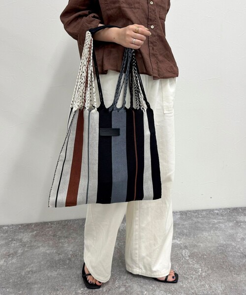 fredy emue（フレディエミュ）の「【MoonBird /ムーンバード】メキシカンハンモックバッグ（トートバッグ・レディース・ブラウン系その他/グレー系その他/オレンジ系その他/ブラック系その他/ホワイト系その他・FREE）」の16枚目の写真