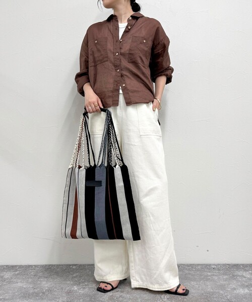 fredy emue（フレディエミュ）の「【MoonBird /ムーンバード】メキシカンハンモックバッグ（トートバッグ・レディース・ブラウン系その他/グレー系その他/オレンジ系その他/ブラック系その他/ホワイト系その他・FREE）」の19枚目の写真