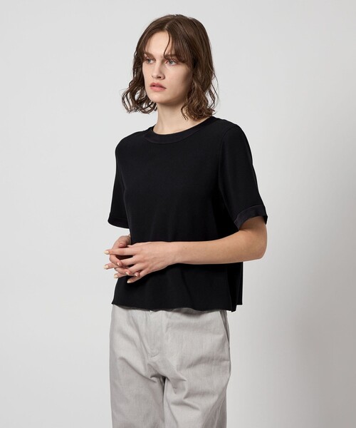 Steven Alan＞バックサテン ジョーゼット ブラウス（シャツ