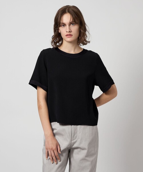 Steven Alan スティーブンアラン ブラウス Steven Alan＞バックサテン ジョーゼット ブラウス（シャツ