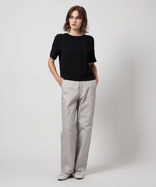 Steven Alan＞バックサテン ジョーゼット ブラウス（シャツ