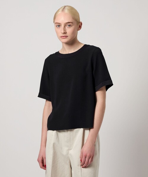 Steven Alan（スティーブンアラン）の「＜Steven Alan＞バックサテン ジョーゼット ブラウス（シャツ/ブラウス・レディース・オフホワイト/ネイビー・FREE）」の7枚目の写真