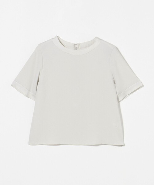 Steven Alan＞バックサテン ジョーゼット ブラウス（シャツ