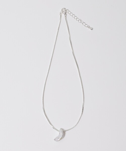 Firsthand（ファーストハンド）の「Firsthand/ファーストハンド ムーンパールネックレス / チェーンネックレス（ネックレス・レディース・シルバー・ONE SIZE）」の6枚目の写真