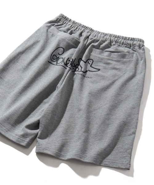 Mark Gonzales(マーク・ゴンザレス)の「【Mark Gonzales/マーク ゴンザレス】裏毛 アートワークデザイン スウェットショートパンツ(その他パンツ・メンズ・ホワイト/杢グレー/ブラック・M/L/XL)」の10枚目の写真