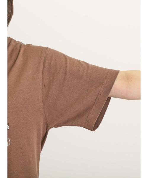 Samansa Mos2（サマンサ モスモス）の「リボンTシャツ（Tシャツ/カットソー・レディース・キナリ/ブラック/ブラウン/オフホワイト・F）」の19枚目の写真