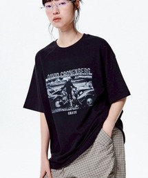 runningHIGH（ランニングハイ）の「【runningHIGH】David Cronenberg H/S TEE / 【ランニングハイ】プリント半袖Tシャツ（Tシャツ/カットソー）」
