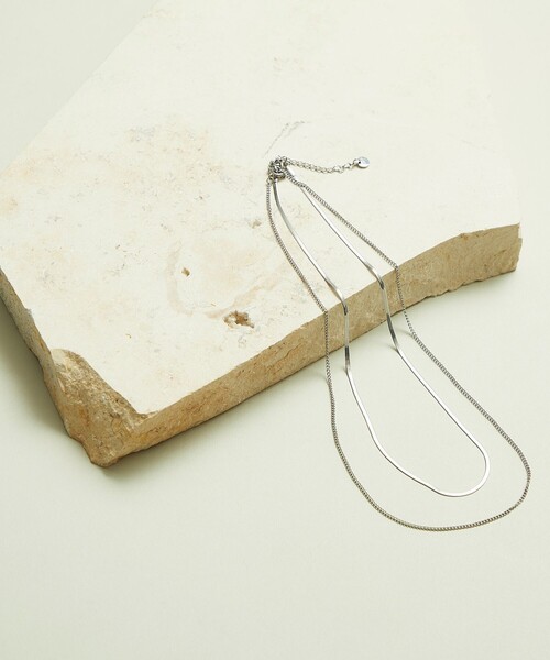 by Preek（バイプリーク）の「＜by Preek＞スネークチェーン ネックレス-3WAY-（ネックレス・レディース・ゴールド/シルバー・FREE）」の2枚目の写真