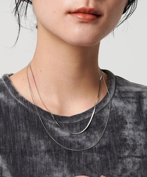 by Preek（バイプリーク）の「＜by Preek＞スネークチェーン ネックレス-3WAY-（ネックレス・レディース・ゴールド/シルバー・FREE）」の5枚目の写真