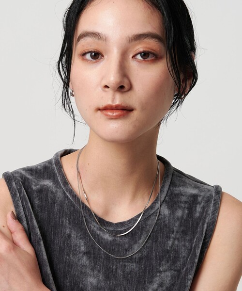 by Preek（バイプリーク）の「＜by Preek＞スネークチェーン ネックレス-3WAY-（ネックレス・レディース・ゴールド/シルバー・FREE）」の6枚目の写真