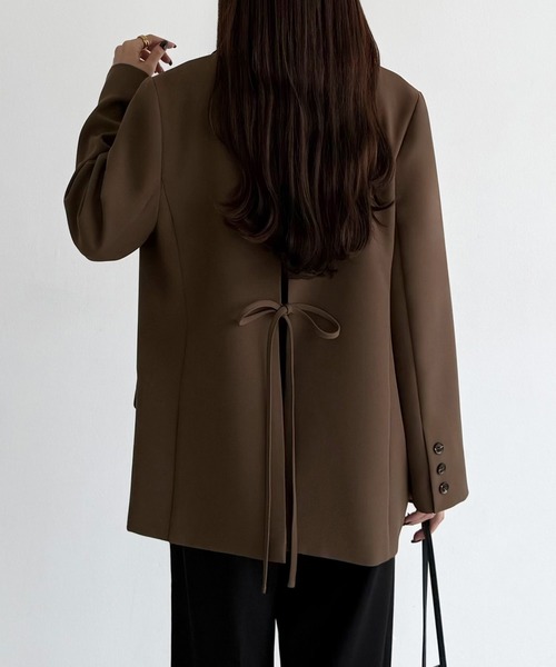 セール】バックリボンテーラードジャケット（テーラードジャケット