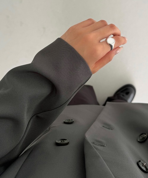 callautia（カラウティア）の「バックリボンテーラードジャケット（テーラードジャケット・レディース・ライトベージュ/ブラック/チャコール/ダークブラウン/ダークベージュ/アイボリー・LARGE/MEDIUM/SMALL/X-LARGE）」の17枚目の写真