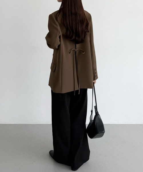 セール】バックリボンテーラードジャケット（テーラードジャケット