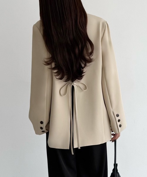 セール】バックリボンテーラードジャケット（テーラードジャケット
