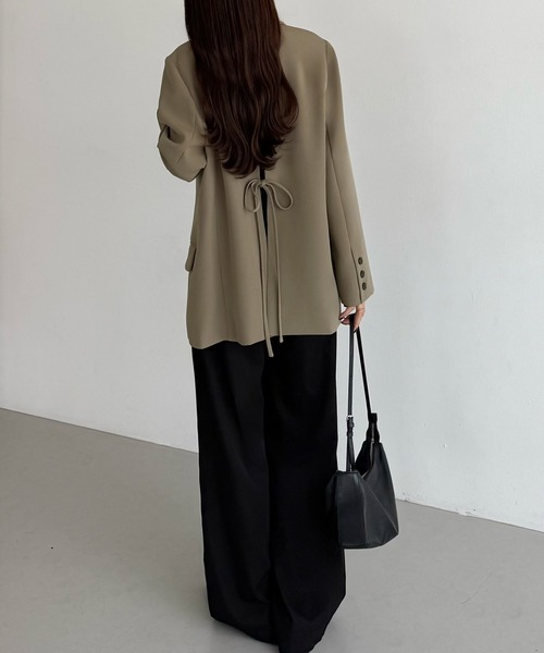 セール】バックリボンテーラードジャケット（テーラードジャケット