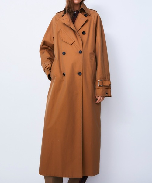 セール】FINX COTTON OVERSIZE TRENCH COAT（トレンチコート