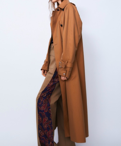 セール】FINX COTTON OVERSIZE TRENCH COAT（トレンチコート