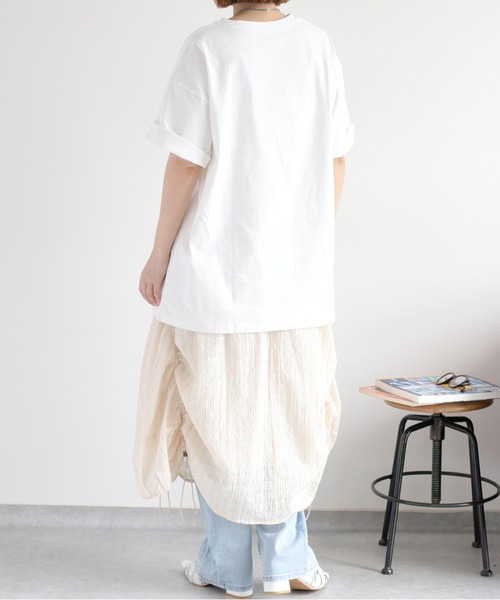 cepo(セポ)の「〈セットアップ対応〉シアーチェックバルーンスカート(スカート・レディース・ブラック/オフホワイト・M)」の10枚目の写真