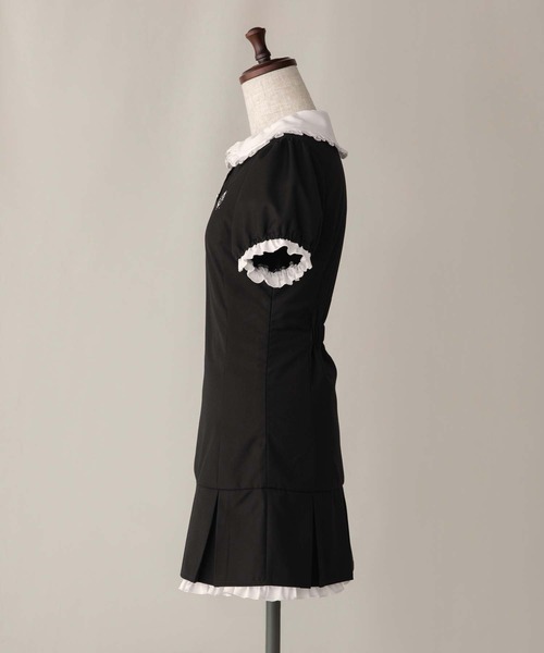 セール】Frill Collar Mini One Piece/フリルカラーミニ