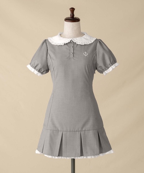 ワンピース frill collar mini one-piece frill collar mini one-piece | Treat ürself