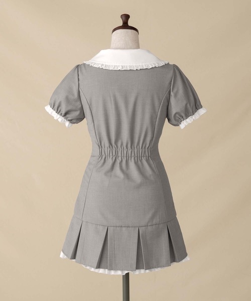 Frill Collar Mini One Piece/フリルカラーミニワンピース