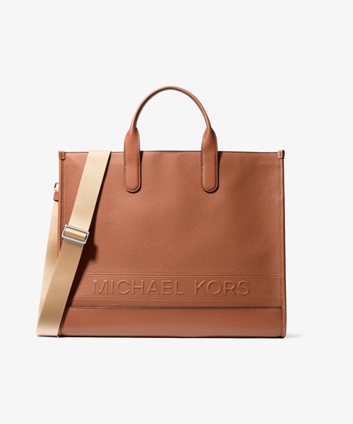 MICHAEL KORS(マイケルコース)の「HUDSON ペブルレザー トート(トートバッグ・メンズ・ブラウン系・FREE)」の1枚目の写真