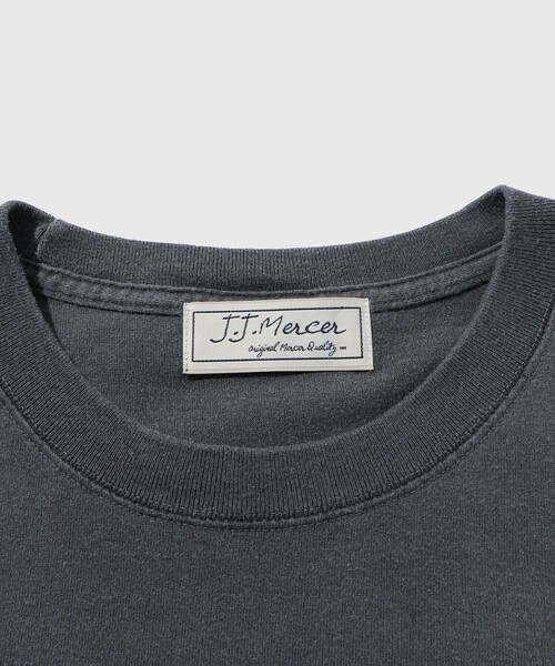 jj mercer(ジェイジェイマーサー)の「《別注》【J.J Mercer/ジェイジェイ マーサー】DISC(Tシャツ/カットソー・メンズ・スミクロ/ホワイト・M/L)」の7枚目の写真