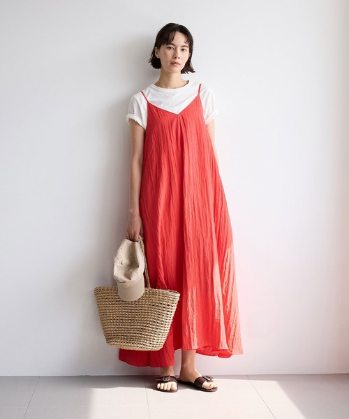 BABYLONE（バビロン）の「2WAYフレアキャミワンピース（ワンピース・レディース・キャメル/レッド/ブラック・フリー）」の19枚目の写真