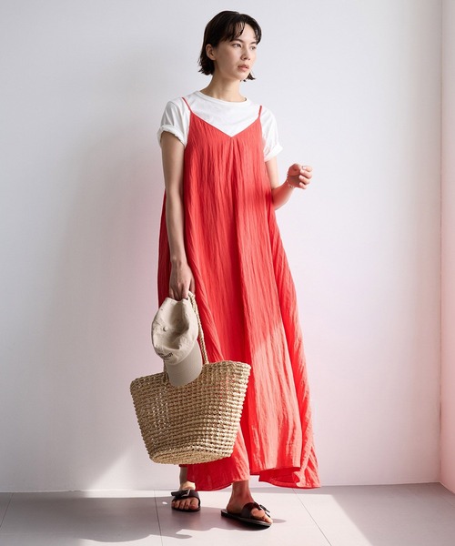 BABYLONE（バビロン）の「2WAYフレアキャミワンピース（ワンピース・レディース・キャメル/レッド/ブラック・フリー）」の20枚目の写真