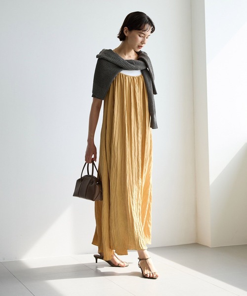 BABYLONE（バビロン）の「2WAYフレアキャミワンピース（ワンピース・レディース・キャメル/レッド/ブラック・フリー）」の13枚目の写真