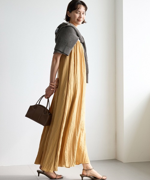 BABYLONE（バビロン）の「2WAYフレアキャミワンピース（ワンピース・レディース・キャメル/レッド/ブラック・フリー）」の7枚目の写真