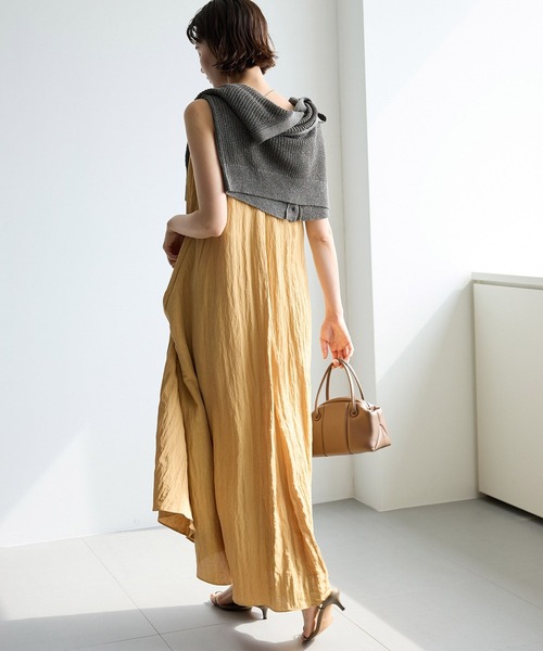 BABYLONE（バビロン）の「2WAYフレアキャミワンピース（ワンピース・レディース・キャメル/レッド/ブラック・フリー）」の8枚目の写真