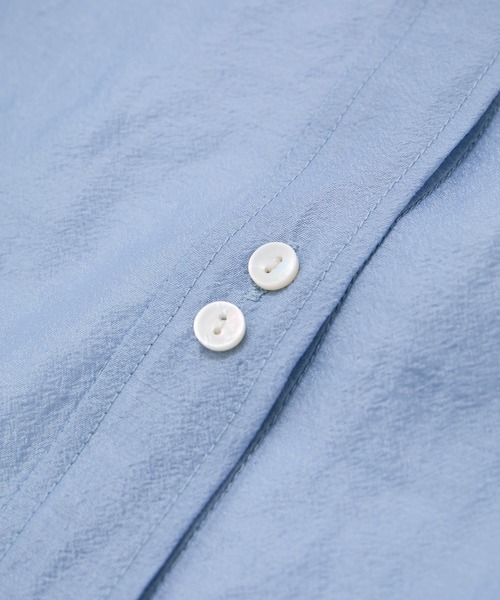 VIS(ビス)の「シアー&チェックショート丈シャツ(シャツ/ブラウス・レディース・ブルー系その他4/ベージュ・FREE)」の20枚目の写真