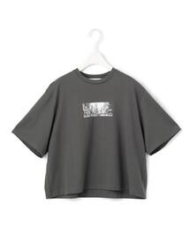 クロップド ロゴTEE