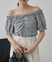 2WAY 肩出し オフショルダー」に該当するレディースのトップス