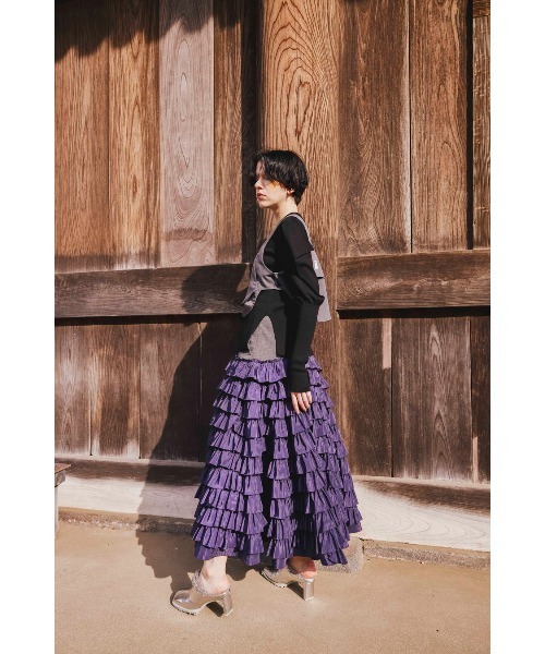 スカート OMMO MANY FRILLS VOLUME SK MANY FRILLS VOLUME SK（スカート）｜OMMO（オーエムエムオー）の