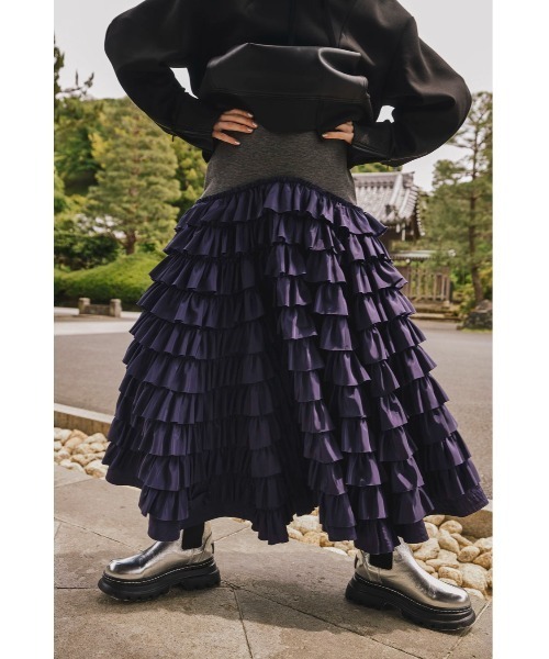 MANY FRILLS VOLUME SK（スカート）｜OMMO（オーエムエムオー）の