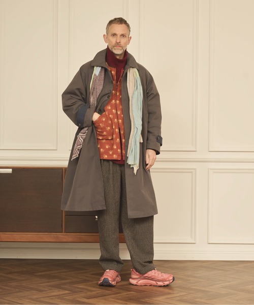Kelen（ケレン）の「「KELEN MENS / ケレン メンズ」BAL COLLAR COAT（ダウンジャケット/コート・メンズ・ブラック/ベージュ/チャコールグレー・40/38）」の8枚目の写真