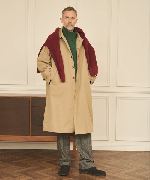 Kelen（ケレン）の「「KELEN MENS / ケレン メンズ」BAL COLLAR COAT（ダウンジャケット/コート・メンズ・ブラック/ベージュ/チャコールグレー・40/38）」の13枚目の写真