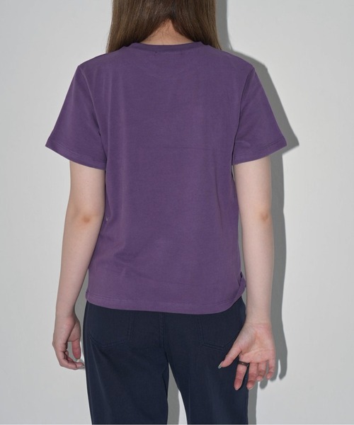 Enewd nina(エニュードニーナ)の「【zozo限定】ハート レースフラワー 立体 Tシャツ 伸縮性あり(Tシャツ/カットソー・レディース・ブラック/パープル/ホワイト/グレー・FREE)」の10枚目の写真
