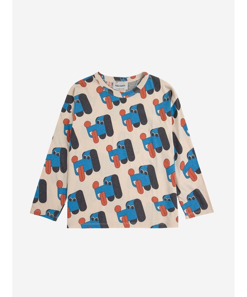 BOBO CHOSES(ボボショーズ)の「Doggy Mate all over T-shirt(Tシャツ/カットソー・キッズ・オフホワイト・6-7YEAR/4-5YEAR/2-3YEAR/8-9y/10-11y/12-13y)」の2枚目の写真