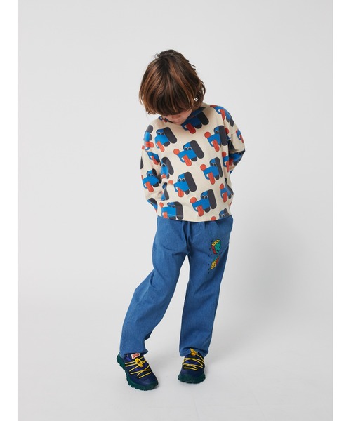 BOBO CHOSES(ボボショーズ)の「Doggy Mate all over T-shirt(Tシャツ/カットソー・キッズ・オフホワイト・6-7YEAR/4-5YEAR/2-3YEAR/8-9y/10-11y/12-13y)」の3枚目の写真