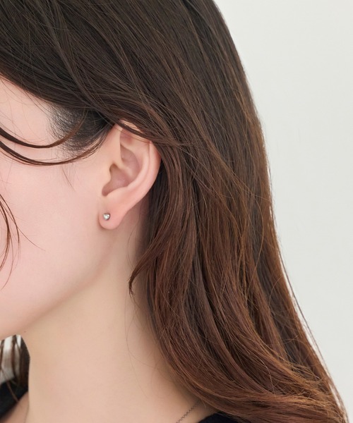 Phoebe（フィービィー）の「【金属アレルギー対応】ハートピアス(片耳)/サージカルステンレス（ピアス（片耳用）・レディース・ゴールド系1/ゴールド系2/シルバー系1・FREE）」の15枚目の写真