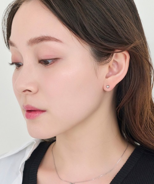 Phoebe（フィービィー）の「【金属アレルギー対応】ハートピアス(片耳)/サージカルステンレス（ピアス（片耳用）・レディース・ゴールド系1/ゴールド系2/シルバー系1・FREE）」の16枚目の写真