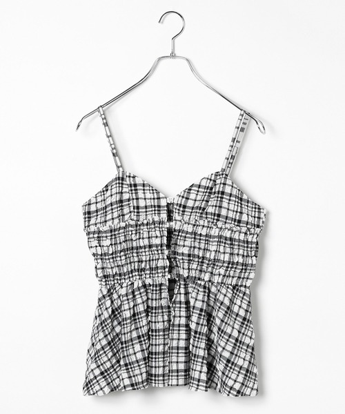 PAGEBOY（ページボーイ）の「ポコポコホックビスチェ（キャミソール・レディース・ブルー系その他/ブラック系その他/ブラック・FREE）」の20枚目の写真