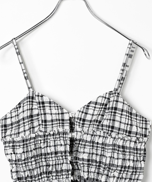 PAGEBOY（ページボーイ）の「ポコポコホックビスチェ（キャミソール・レディース・ブルー系その他/ブラック系その他/ブラック・FREE）」の21枚目の写真