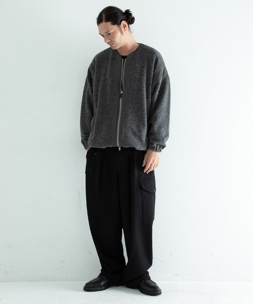 EGO TRIPPING（エゴトリッピング）の「mj10951-BOALITE ボアジャケット（その他アウター・メンズ・ブラック/杢グレー/ネイビー・46/48）」の22枚目の写真