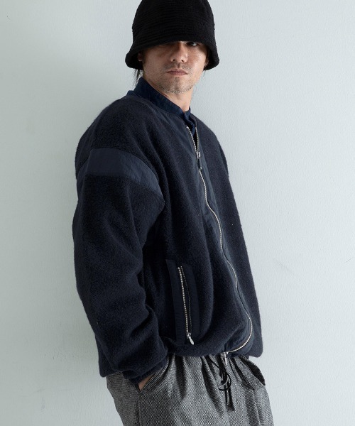 EGO TRIPPING（エゴトリッピング）の「mj10951-BOALITE ボアジャケット（その他アウター・メンズ・ブラック/杢グレー/ネイビー・46/48）」の21枚目の写真