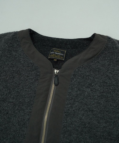 EGO TRIPPING（エゴトリッピング）の「mj10951-BOALITE ボアジャケット（その他アウター・メンズ・ブラック/杢グレー/ネイビー・46/48）」の14枚目の写真